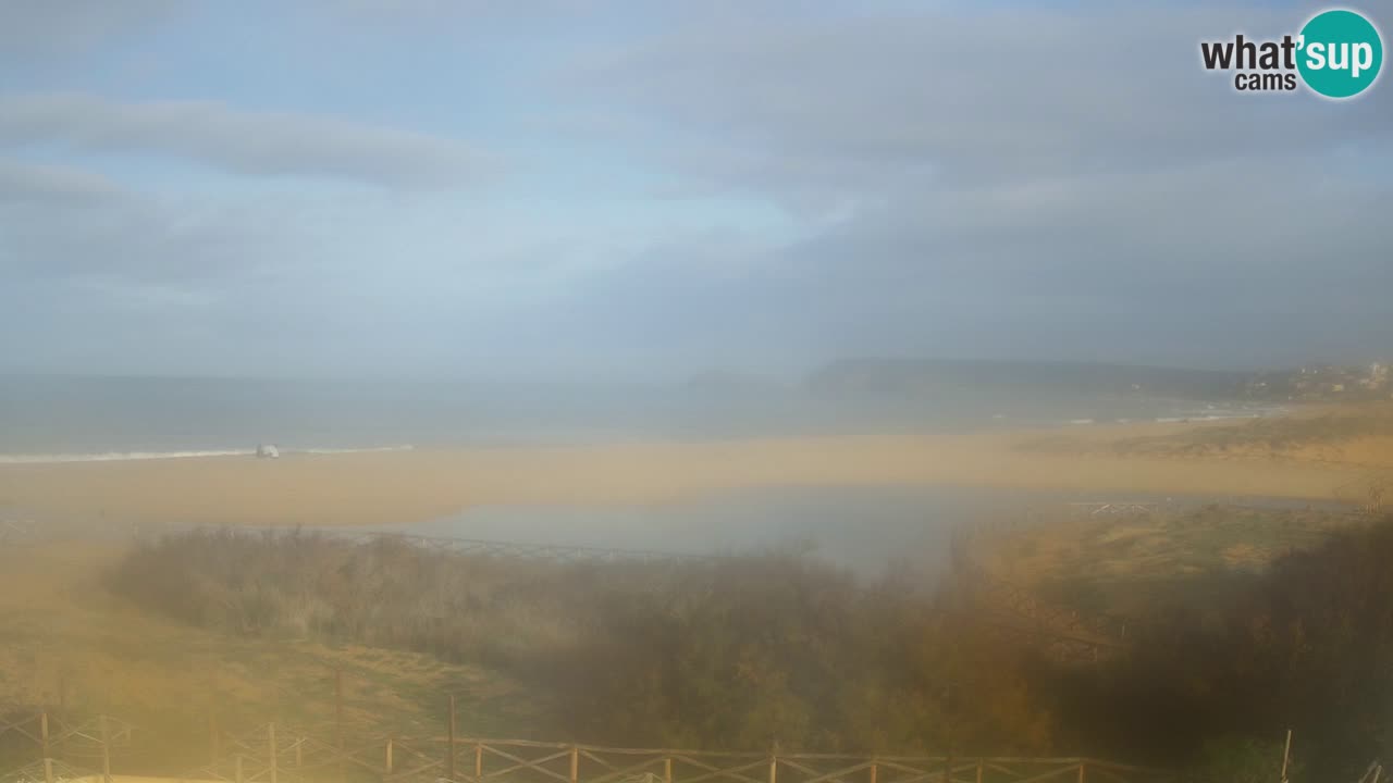 Webcam Torre dei Corsari – Vista live sulla spiaggia da Punta Usai