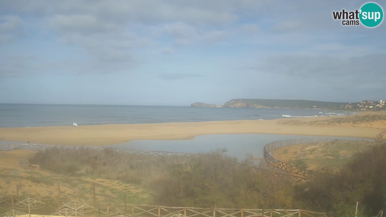 Webcam Torre dei Corsari – Liveblick auf den Strand von Punta Usai