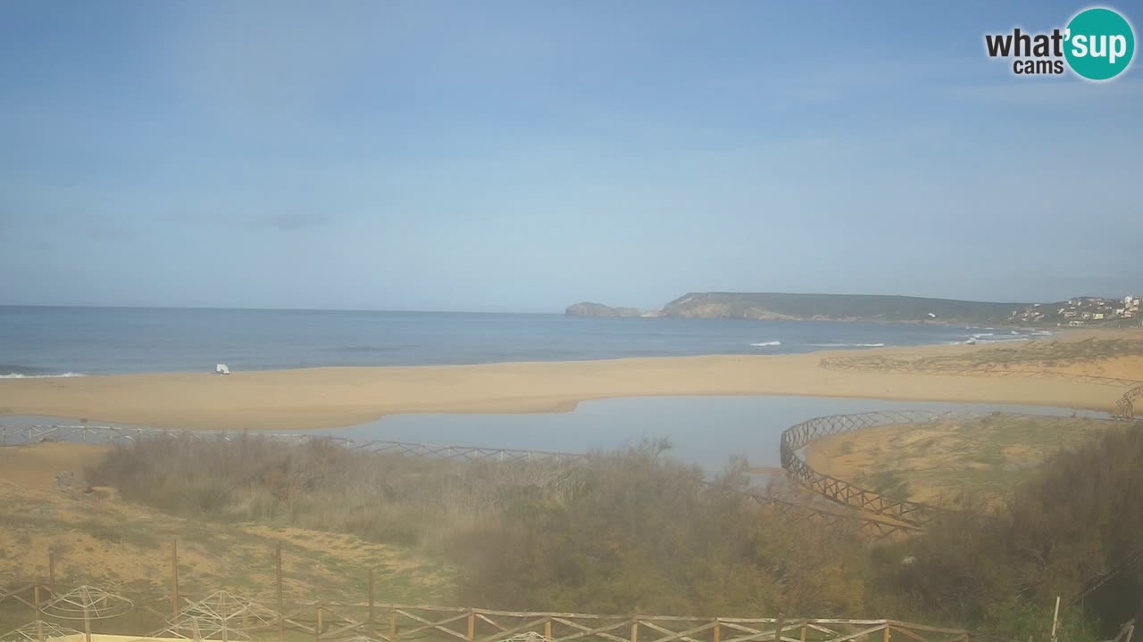 Cámara web Torre dei Corsari – Vista en directo de la playa desde Punta Usai