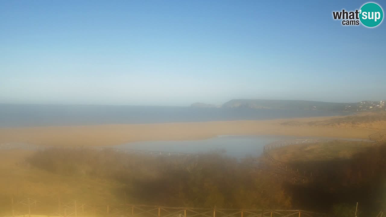 Webcam Torre dei Corsari – Vista live sulla spiaggia da Punta Usai