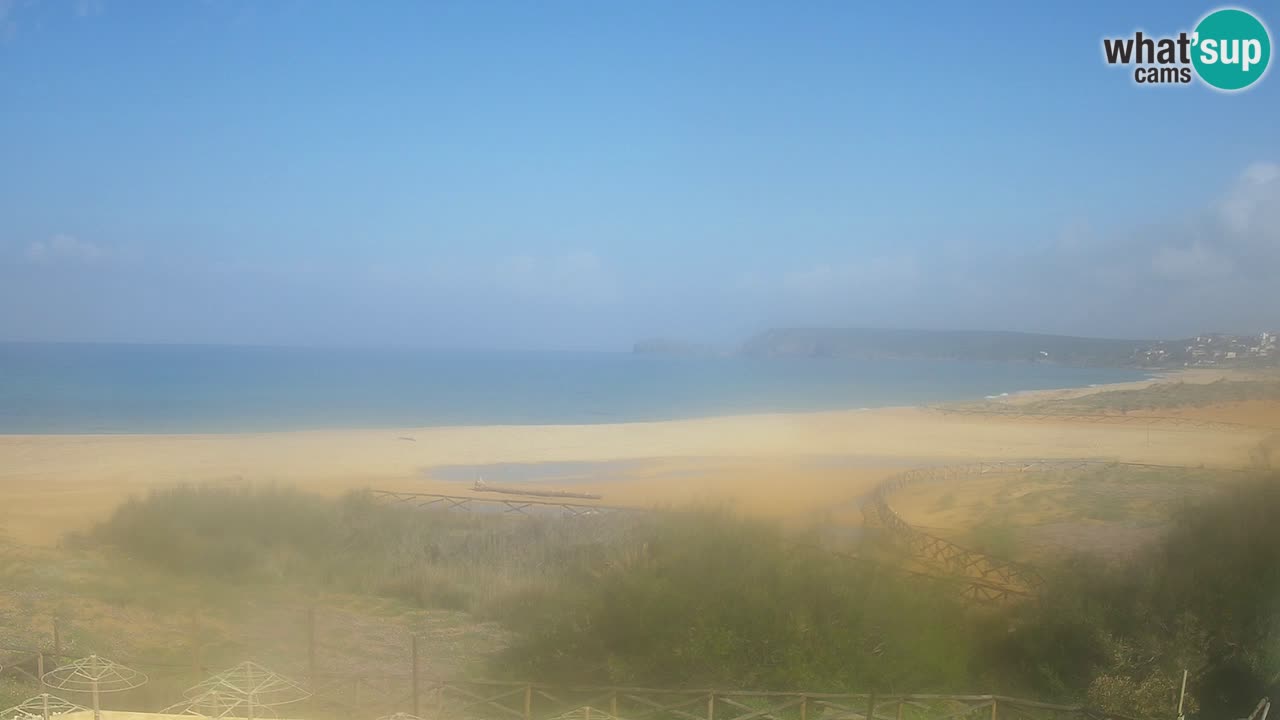 Webcam Torre dei Corsari – Vista live sulla spiaggia da Punta Usai