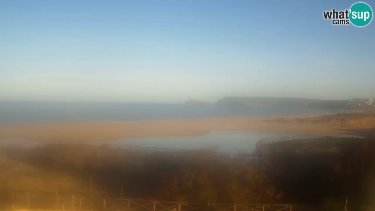 Cámara web Torre dei Corsari – Vista en directo de la playa desde Punta Usai