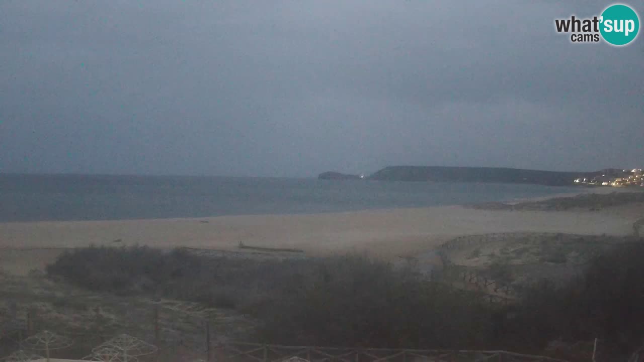 Webcam Torre dei Corsari – Vista live sulla spiaggia da Punta Usai