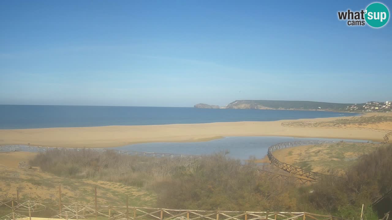 Web kamera Torre dei Corsari – Pogled uživo na plažu s Punta Usai