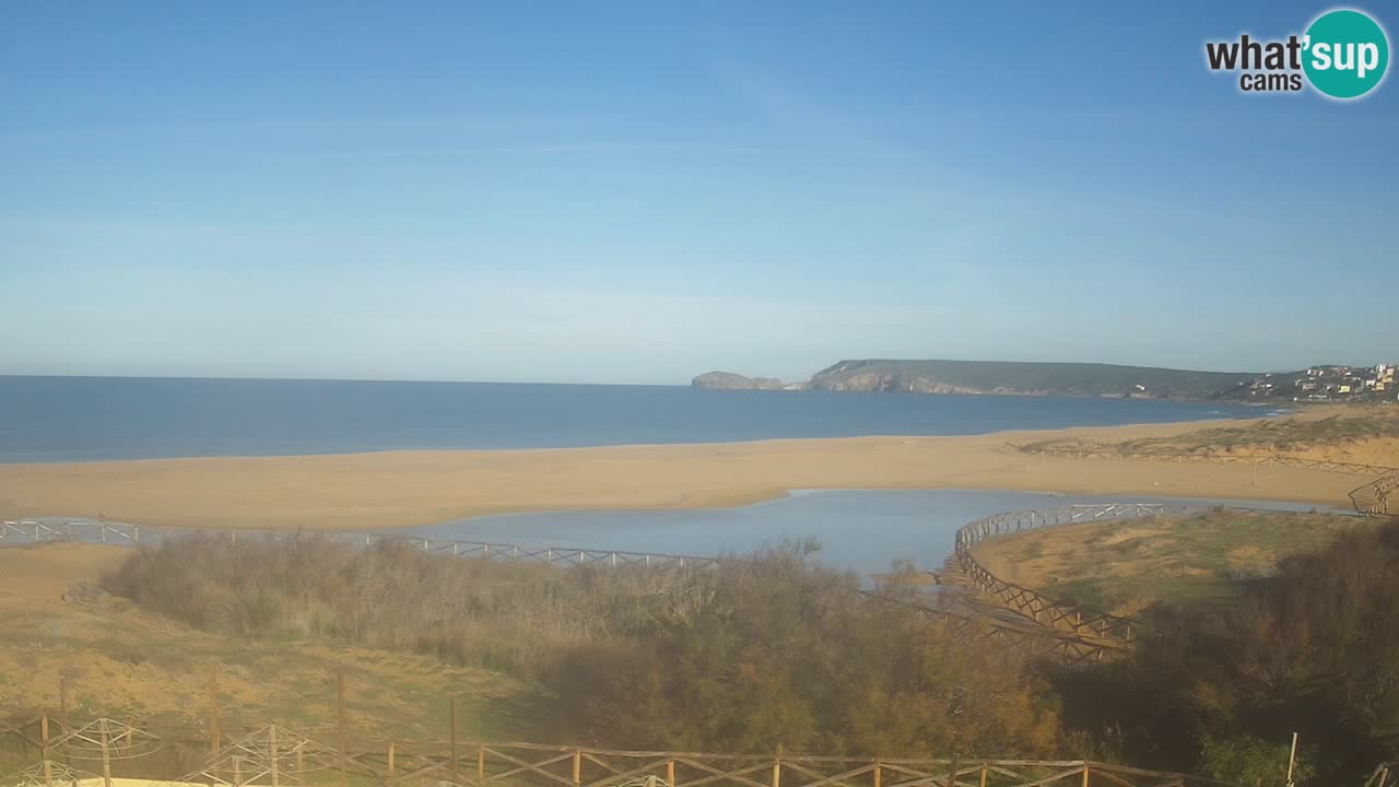 Webcam Torre dei Corsari – Liveblick auf den Strand von Punta Usai