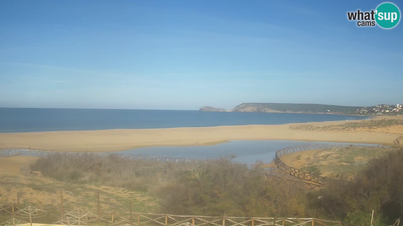 Webcam Torre dei Corsari – Vista live sulla spiaggia da Punta Usai