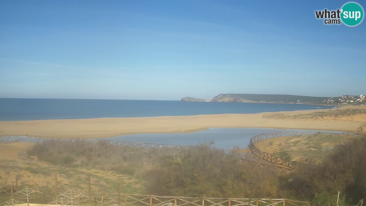 Webcam Torre dei Corsari – Vista live sulla spiaggia da Punta Usai