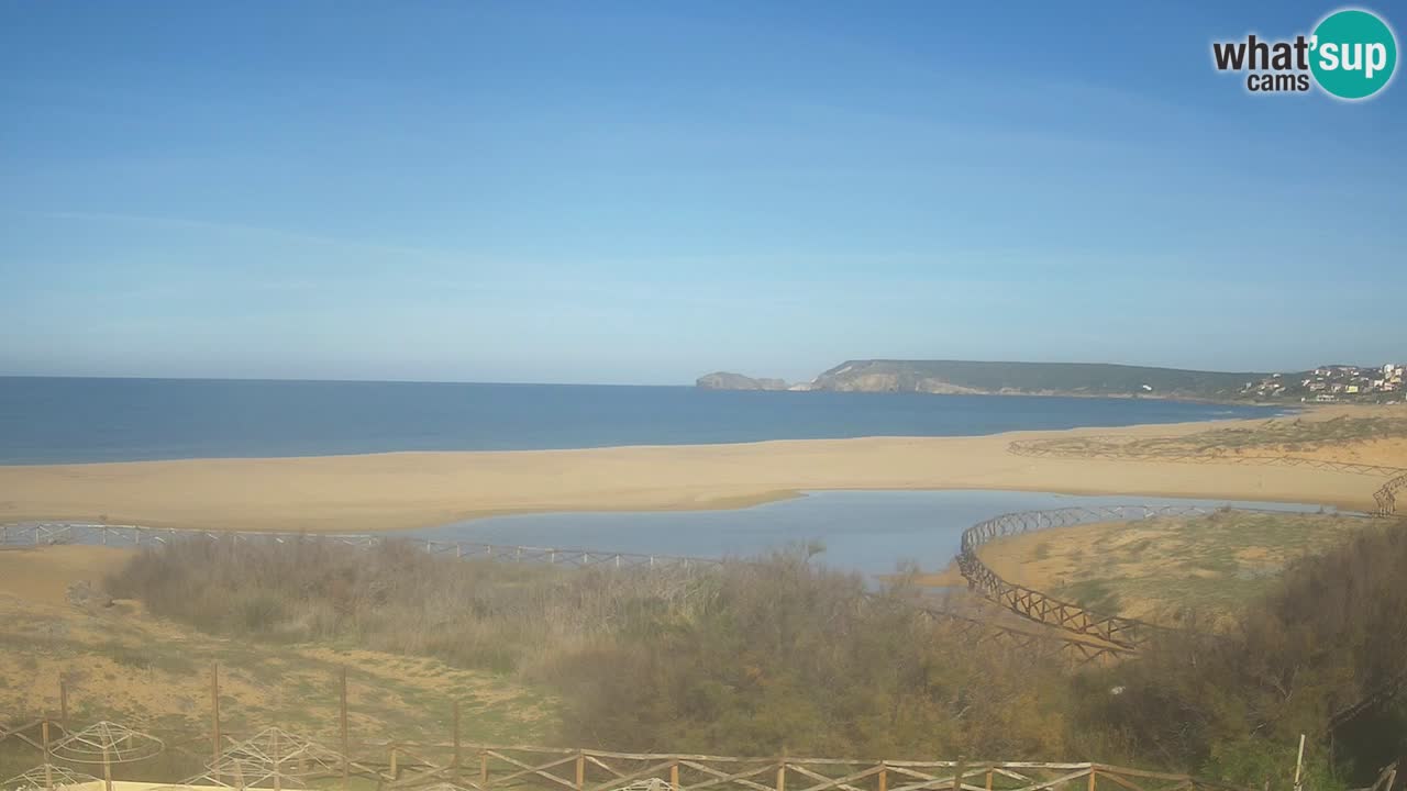 Webcam Torre dei Corsari – Vue en direct sur la plage depuis Punta Usai