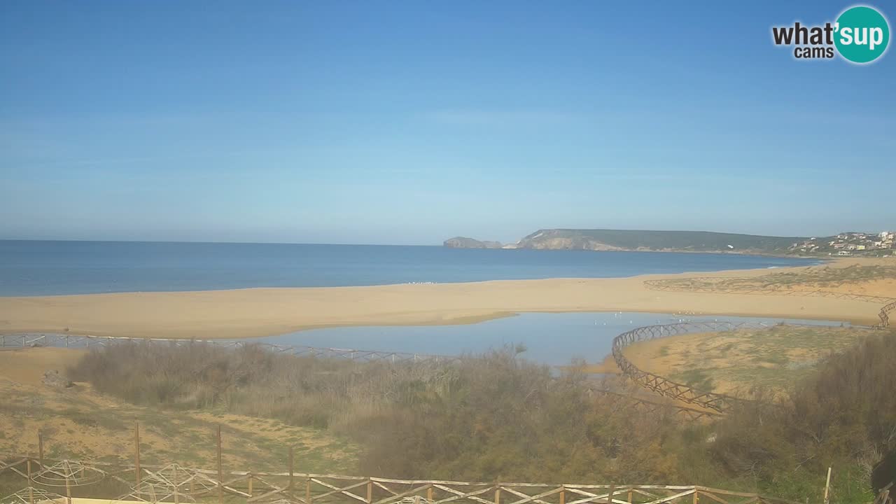 Cámara web Torre dei Corsari – Vista en directo de la playa desde Punta Usai
