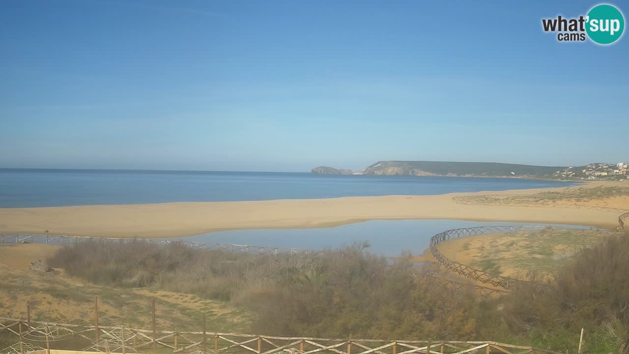 Cámara web Torre dei Corsari – Vista en directo de la playa desde Punta Usai