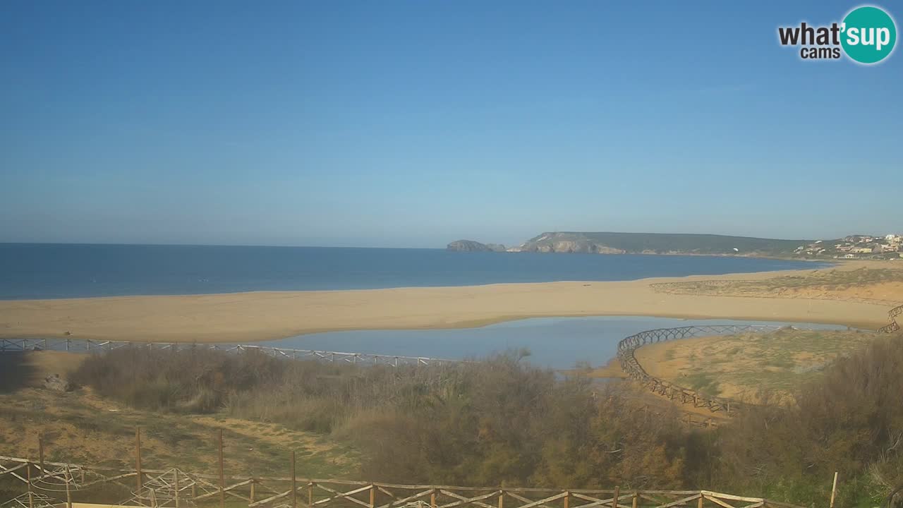 Cámara web Torre dei Corsari – Vista en directo de la playa desde Punta Usai