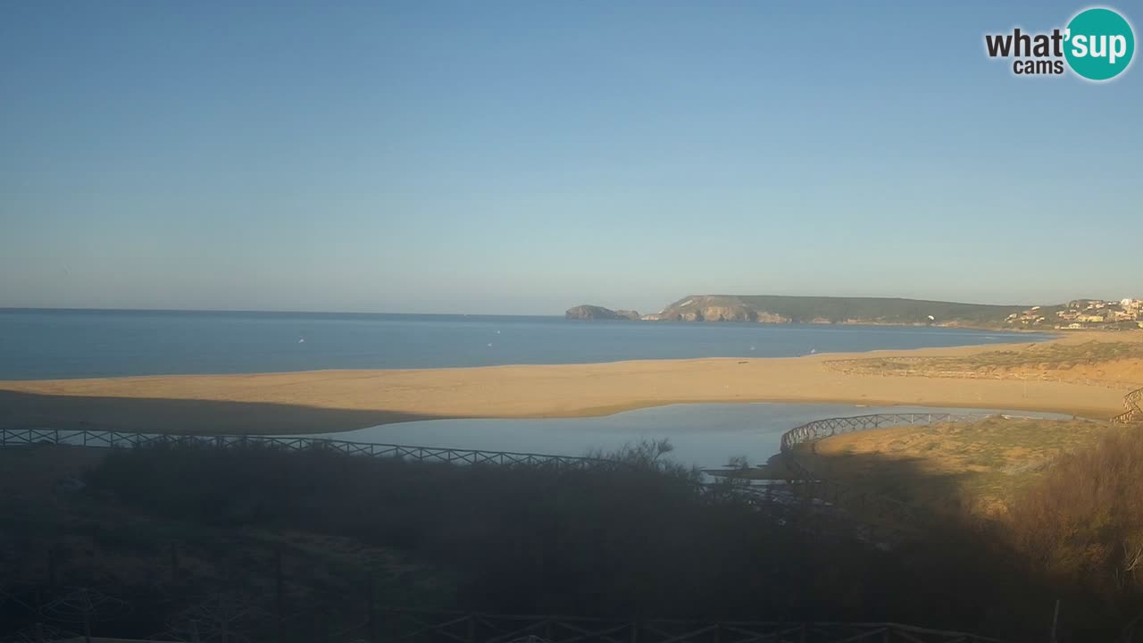 Cámara web Torre dei Corsari – Vista en directo de la playa desde Punta Usai