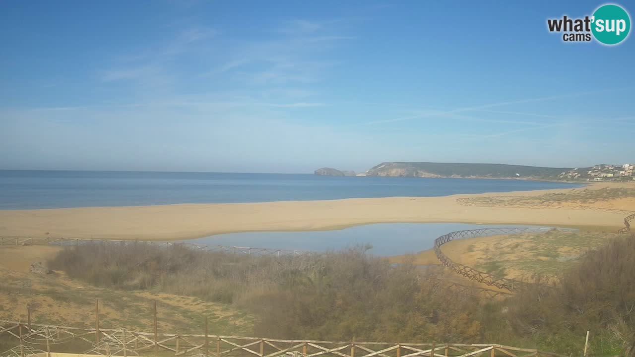 Cámara web Torre dei Corsari – Vista en directo de la playa desde Punta Usai