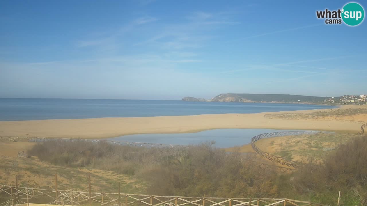 Webcam Torre dei Corsari – Vue en direct sur la plage depuis Punta Usai