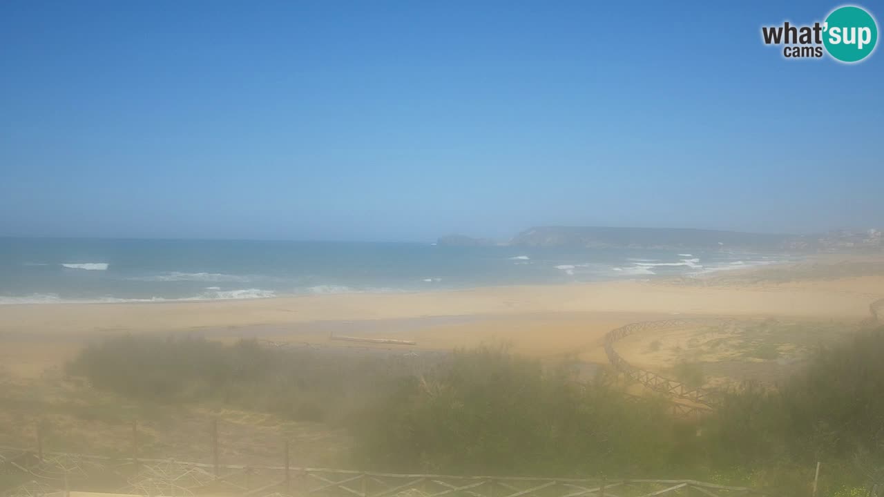 Webcam Torre dei Corsari – Live Beach View from Punta Usai