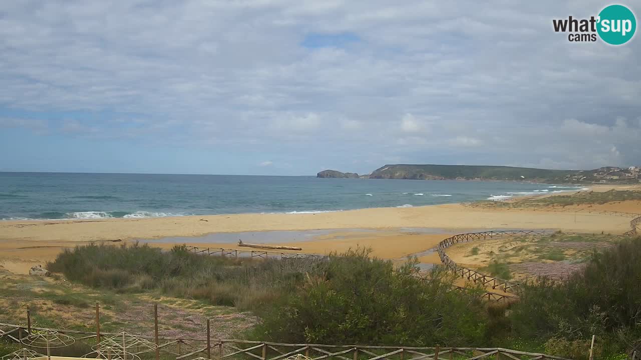 Webcam Torre dei Corsari – Liveblick auf den Strand von Punta Usai