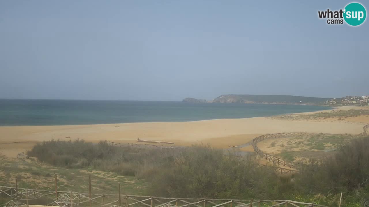 Webcam Torre dei Corsari – Vue en direct sur la plage depuis Punta Usai