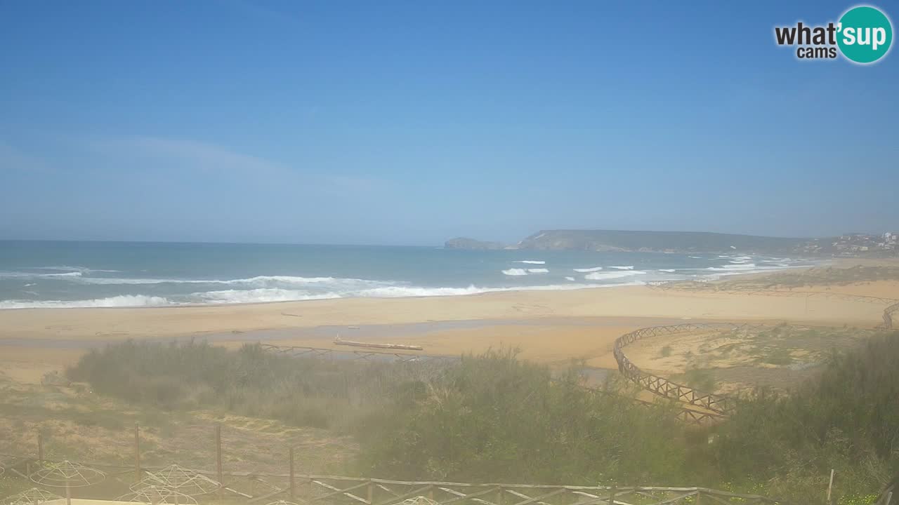 Webcam Torre dei Corsari – Live Beach View from Punta Usai