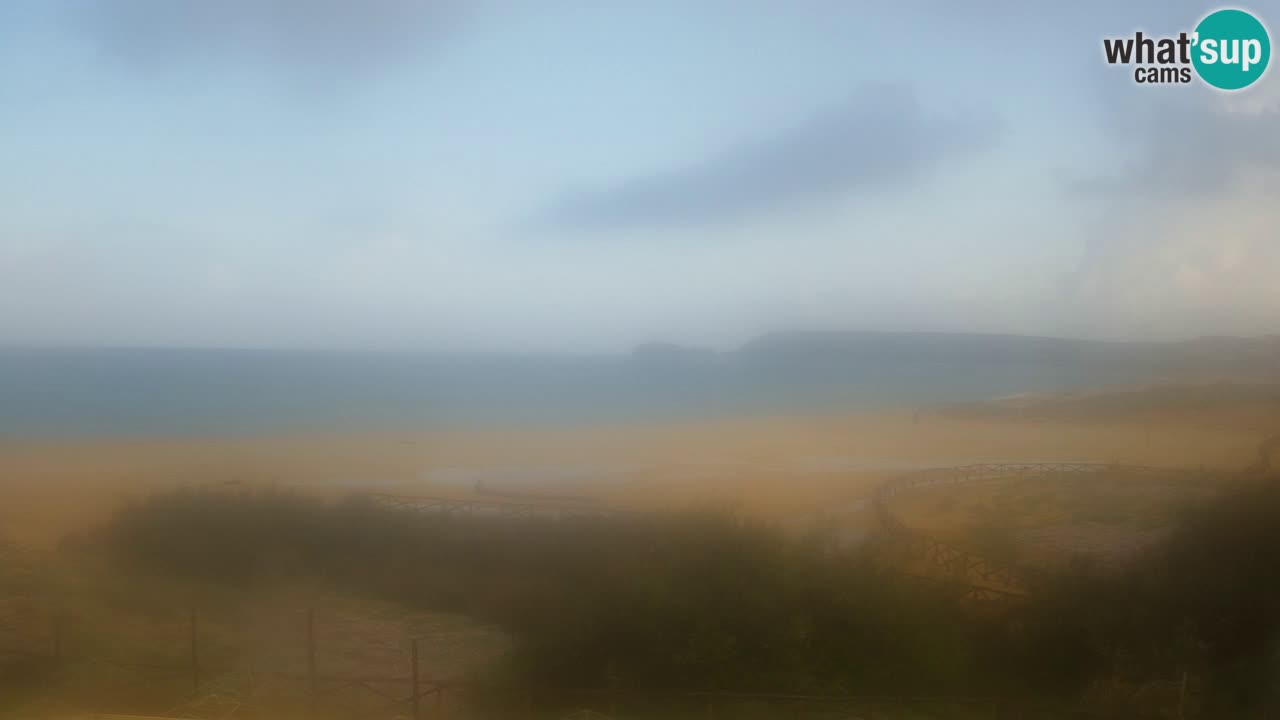 Webcam Torre dei Corsari – Liveblick auf den Strand von Punta Usai