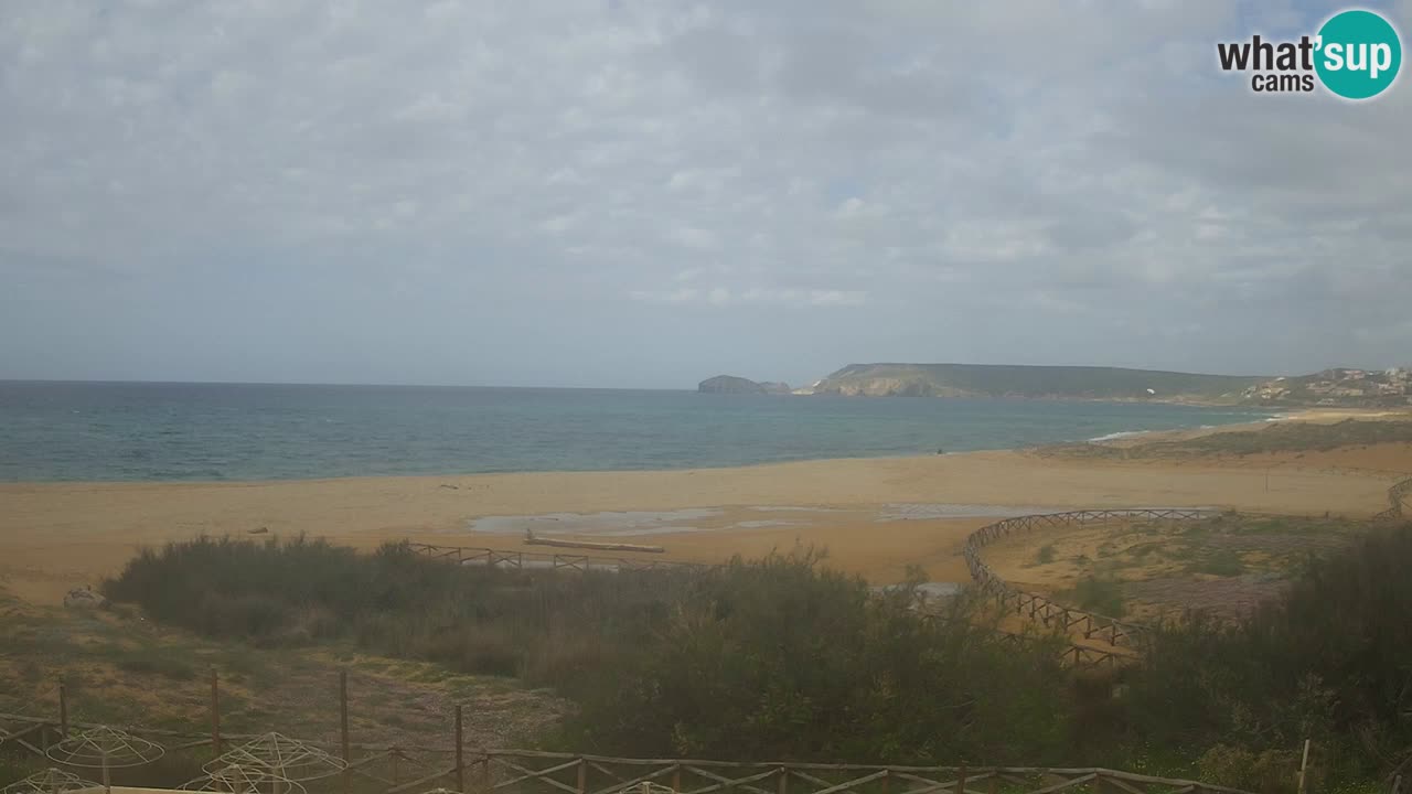 Webcam Torre dei Corsari – Liveblick auf den Strand von Punta Usai