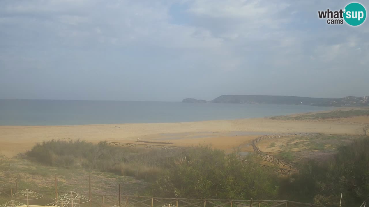 Web kamera Torre dei Corsari – Pogled uživo na plažu s Punta Usai