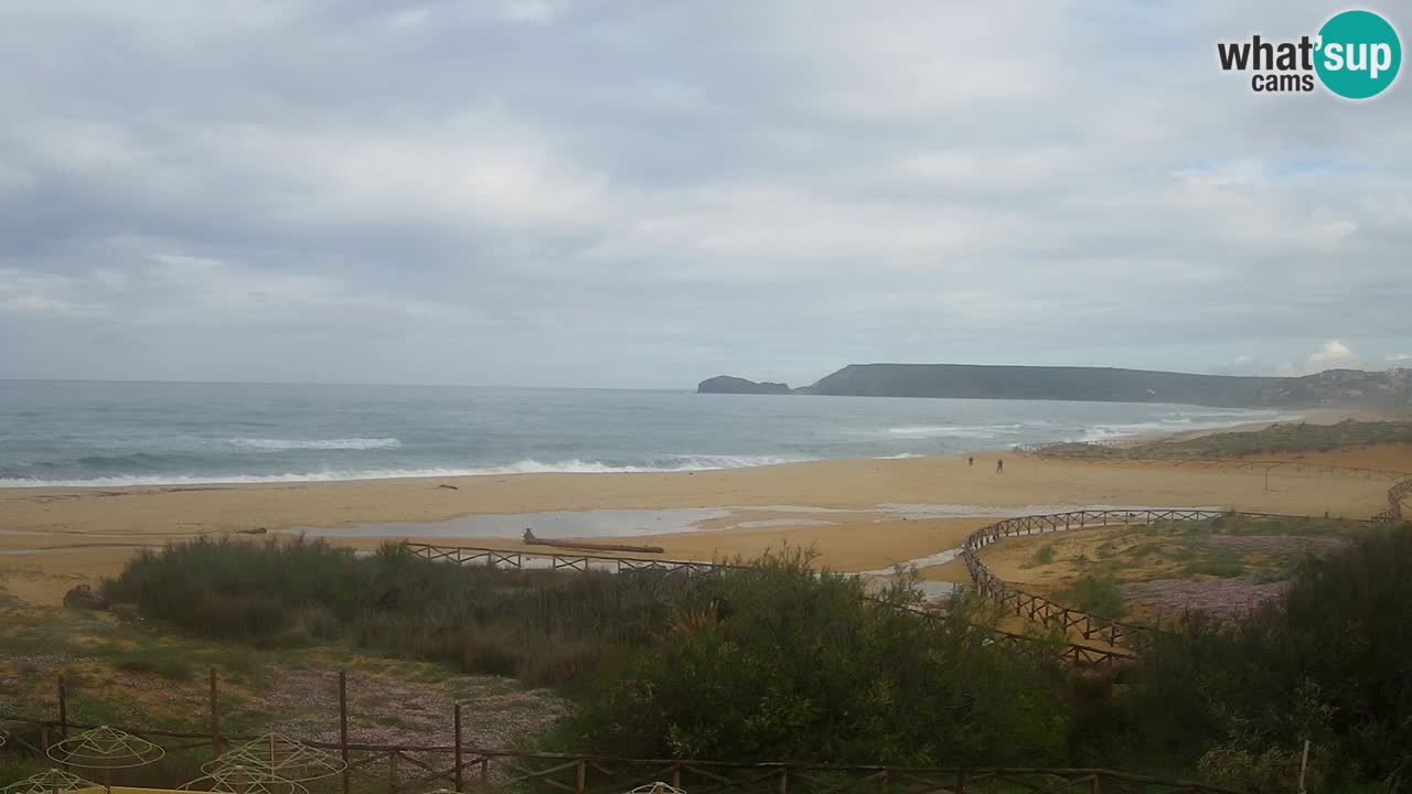 Cámara web Torre dei Corsari – Vista en directo de la playa desde Punta Usai