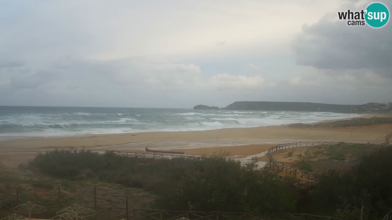 Webcam Torre dei Corsari – Vue en direct sur la plage depuis Punta Usai