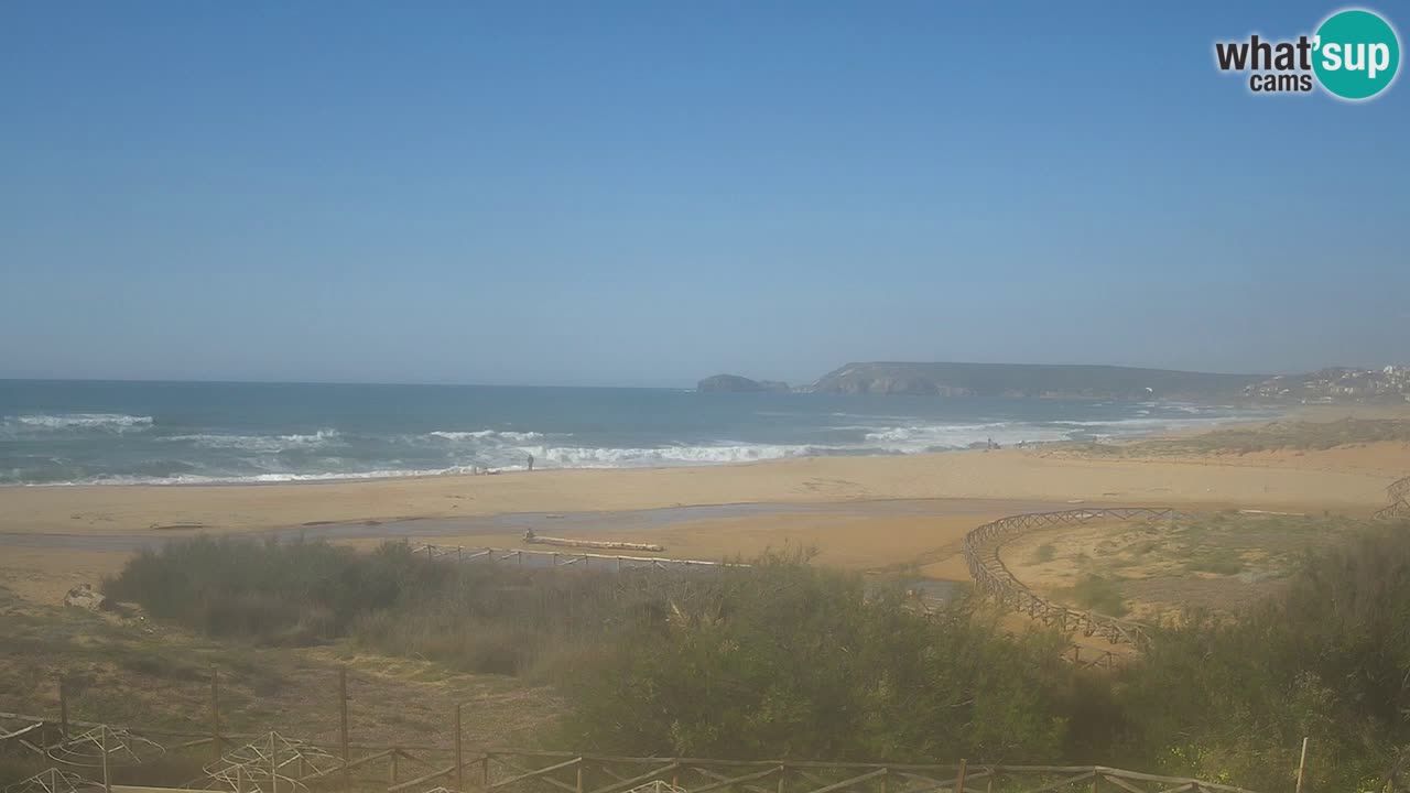 Webcam Torre dei Corsari – Liveblick auf den Strand von Punta Usai