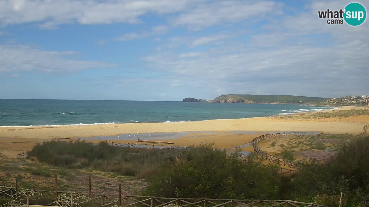 Webcam Torre dei Corsari – Liveblick auf den Strand von Punta Usai