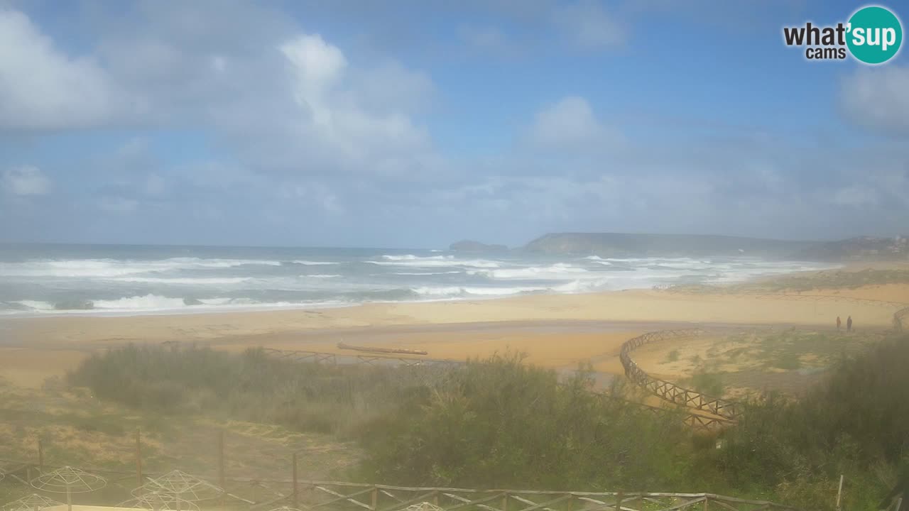 Webcam Torre dei Corsari – Live Beach View from Punta Usai