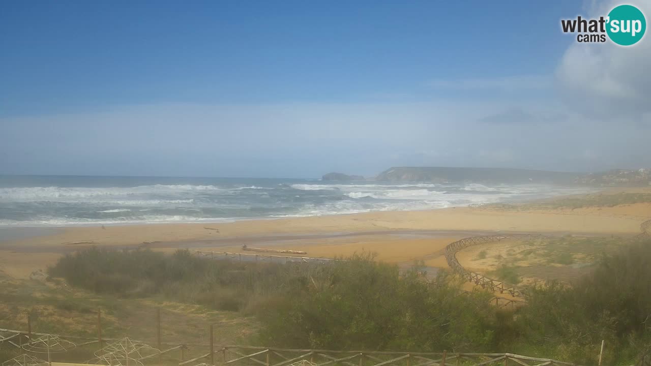 Webcam Torre dei Corsari – Vue en direct sur la plage depuis Punta Usai