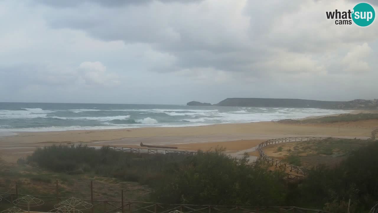 Webcam Torre dei Corsari – Vista live sulla spiaggia da Punta Usai