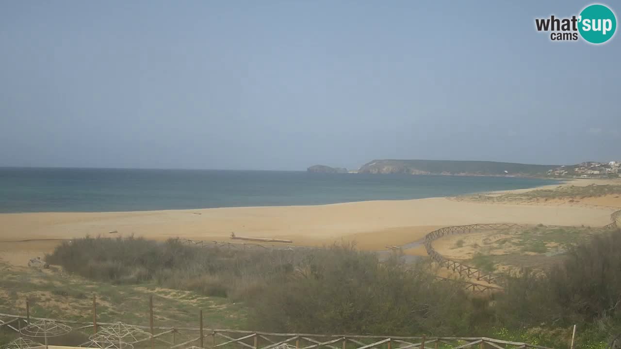 Web kamera Torre dei Corsari – Pogled uživo na plažu s Punta Usai