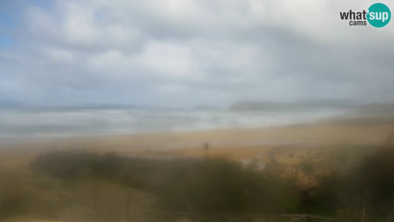 Cámara web Torre dei Corsari – Vista en directo de la playa desde Punta Usai
