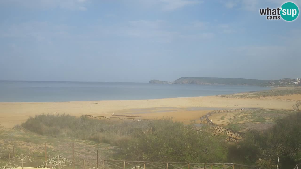 Webcam Torre dei Corsari – Vue en direct sur la plage depuis Punta Usai