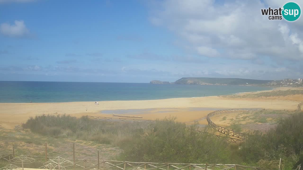 Cámara web Torre dei Corsari – Vista en directo de la playa desde Punta Usai