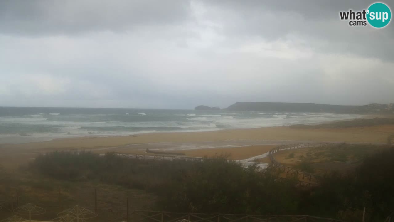 Cámara web Torre dei Corsari – Vista en directo de la playa desde Punta Usai