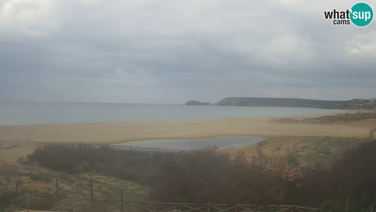 Web kamera Torre dei Corsari – Pogled uživo na plažu s Punta Usai