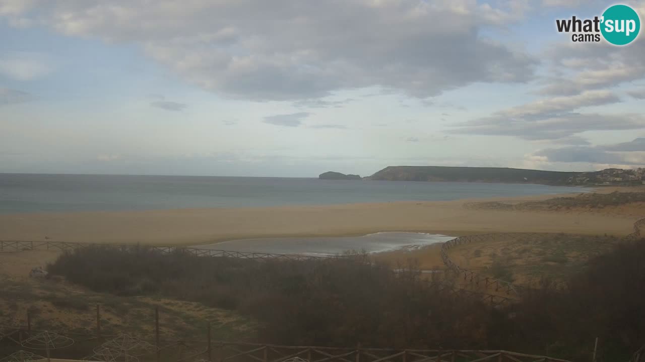 Cámara web Torre dei Corsari – Vista en directo de la playa desde Punta Usai