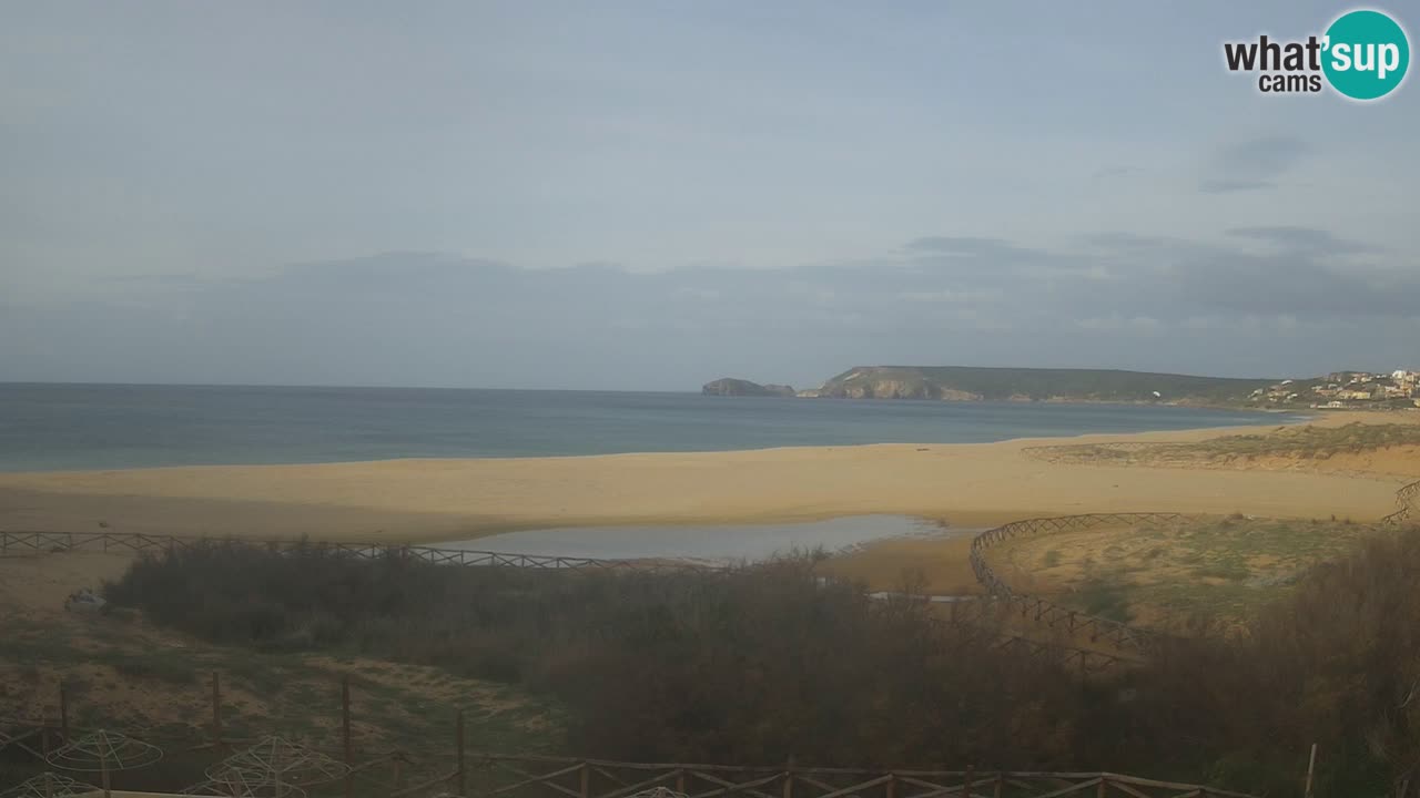 Web kamera Torre dei Corsari – Pogled uživo na plažu s Punta Usai
