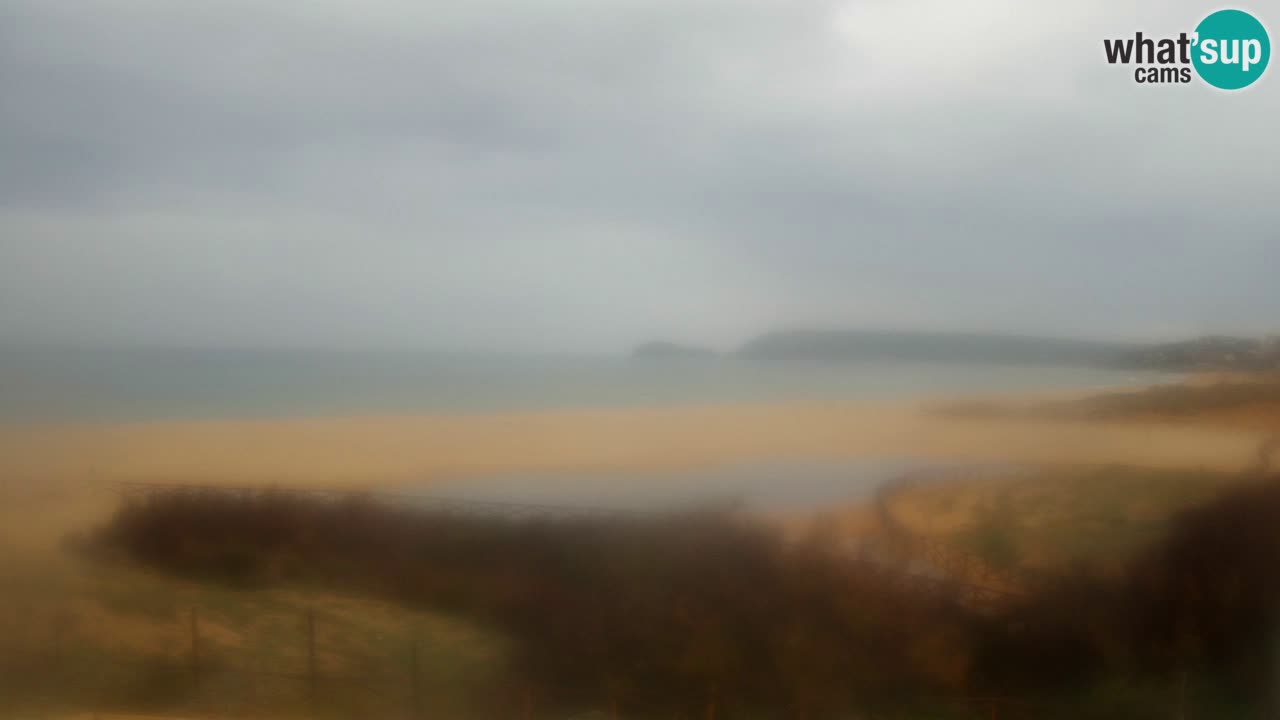 Cámara web Torre dei Corsari – Vista en directo de la playa desde Punta Usai