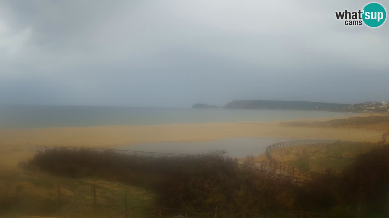 Web kamera Torre dei Corsari – Pogled uživo na plažu s Punta Usai
