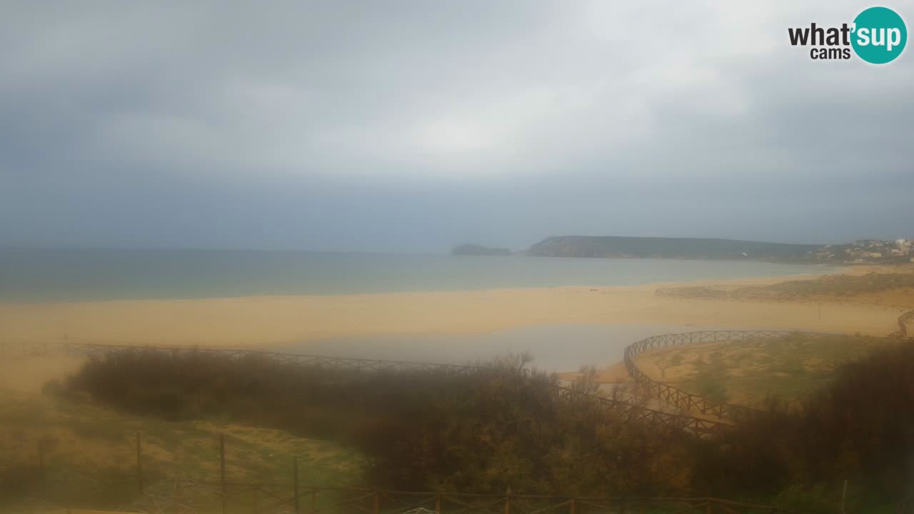 Cámara web Torre dei Corsari – Vista en directo de la playa desde Punta Usai