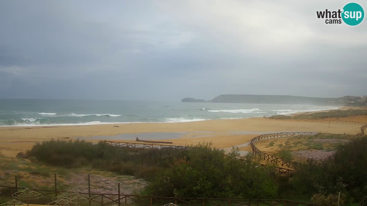 Cámara web Torre dei Corsari – Vista en directo de la playa desde Punta Usai