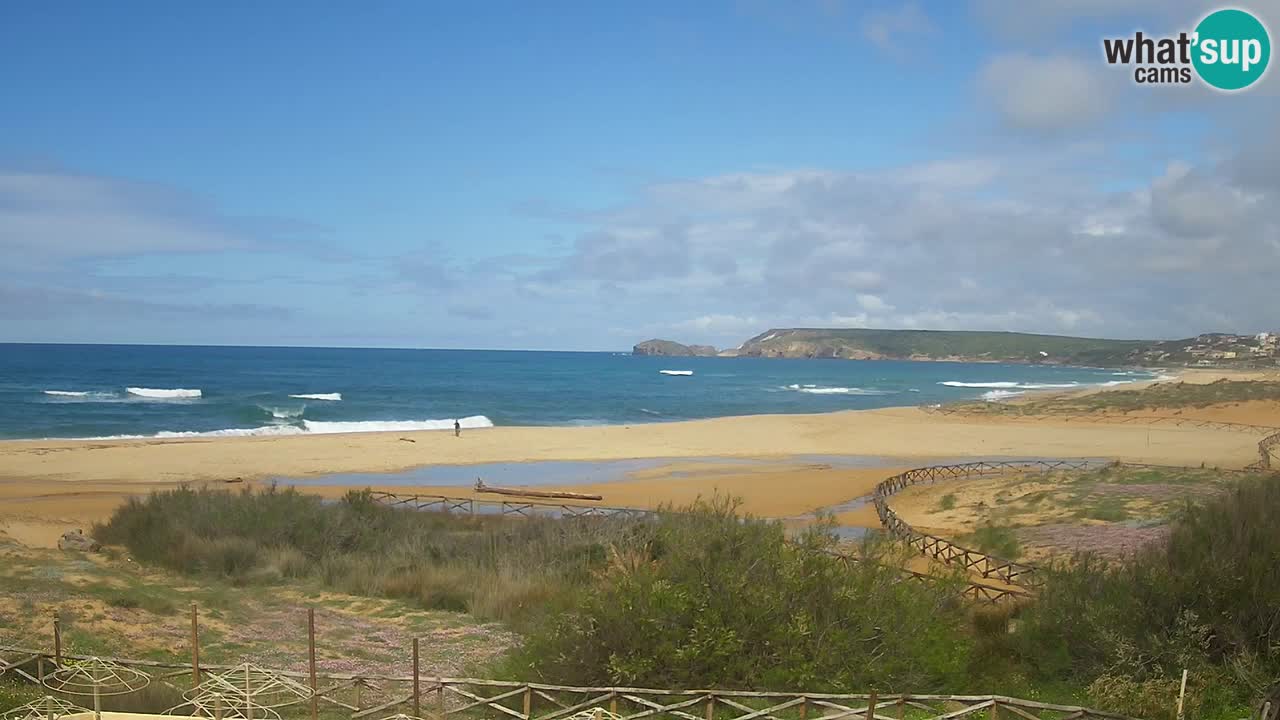 Webcam Torre dei Corsari – Liveblick auf den Strand von Punta Usai