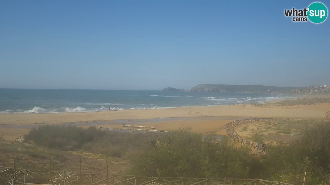 Webcam Torre dei Corsari – Vue en direct sur la plage depuis Punta Usai