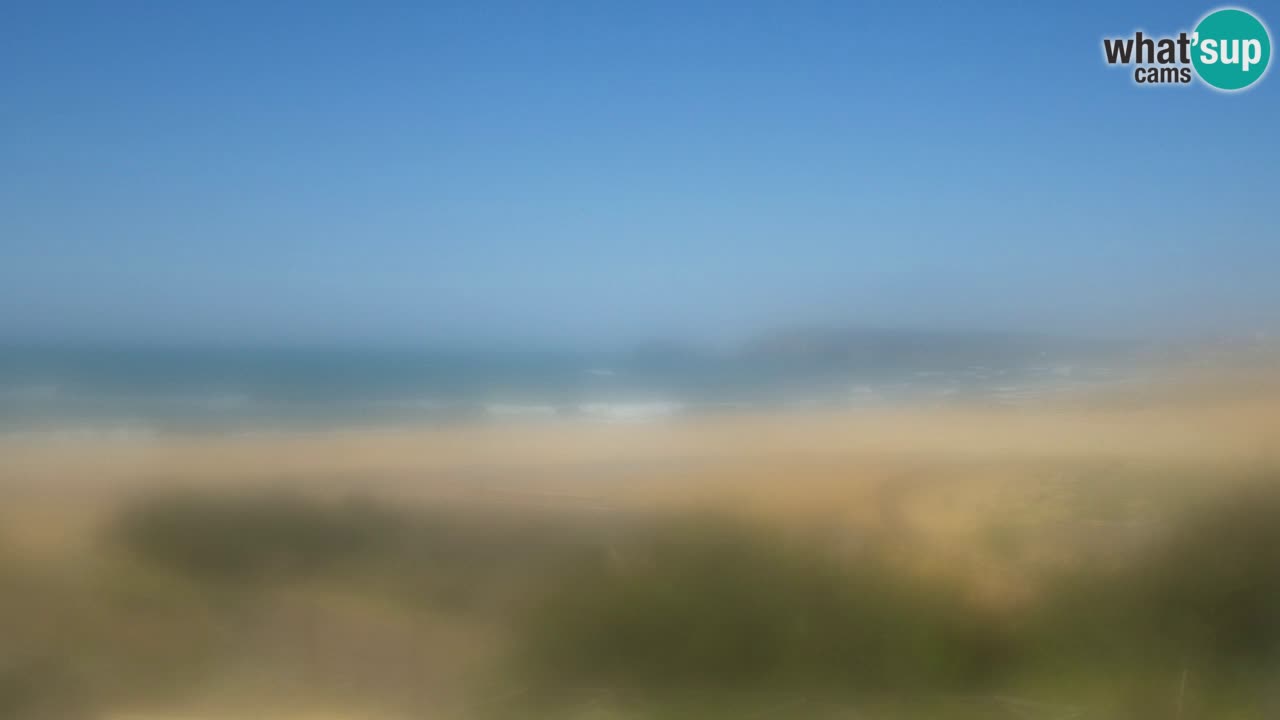 Cámara web Torre dei Corsari – Vista en directo de la playa desde Punta Usai