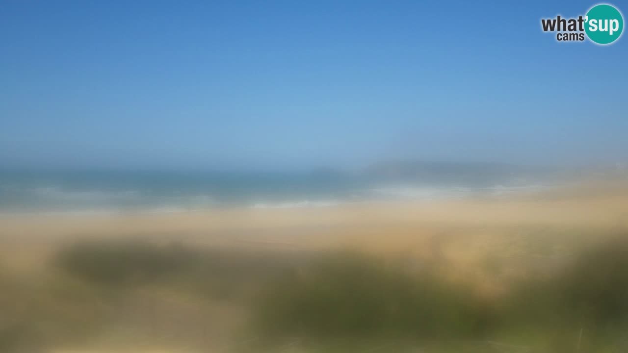 Webcam Torre dei Corsari – Liveblick auf den Strand von Punta Usai