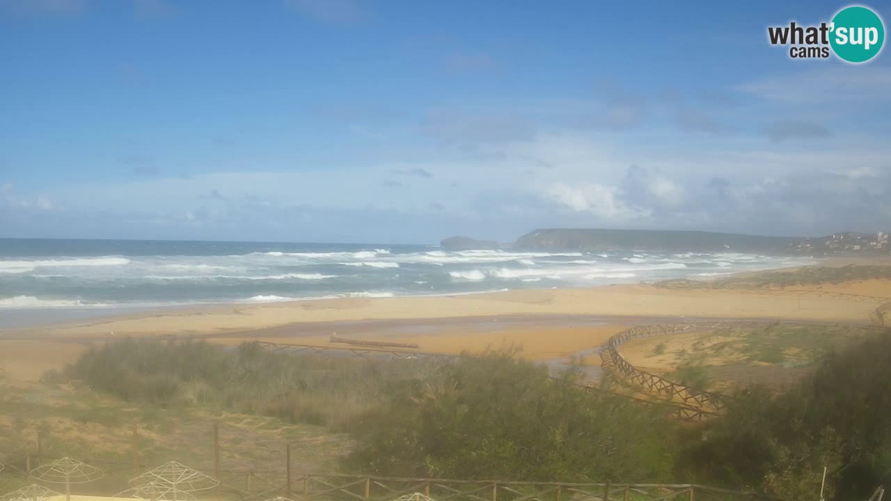 Webcam Torre dei Corsari – Live Beach View from Punta Usai