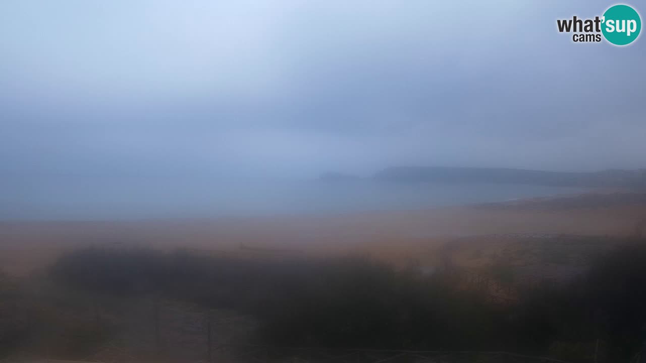 Webcam Torre dei Corsari – Vista live sulla spiaggia da Punta Usai